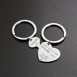 Forever Together Couples Keychain